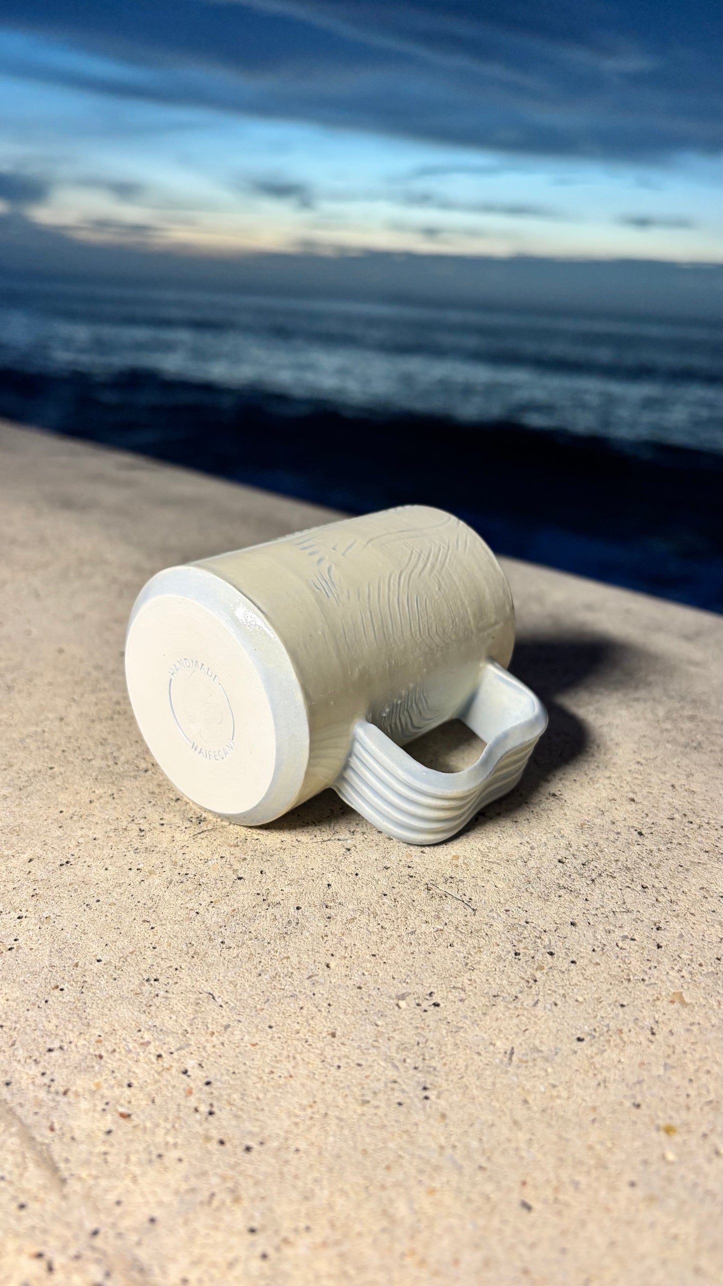 Sky waves mug