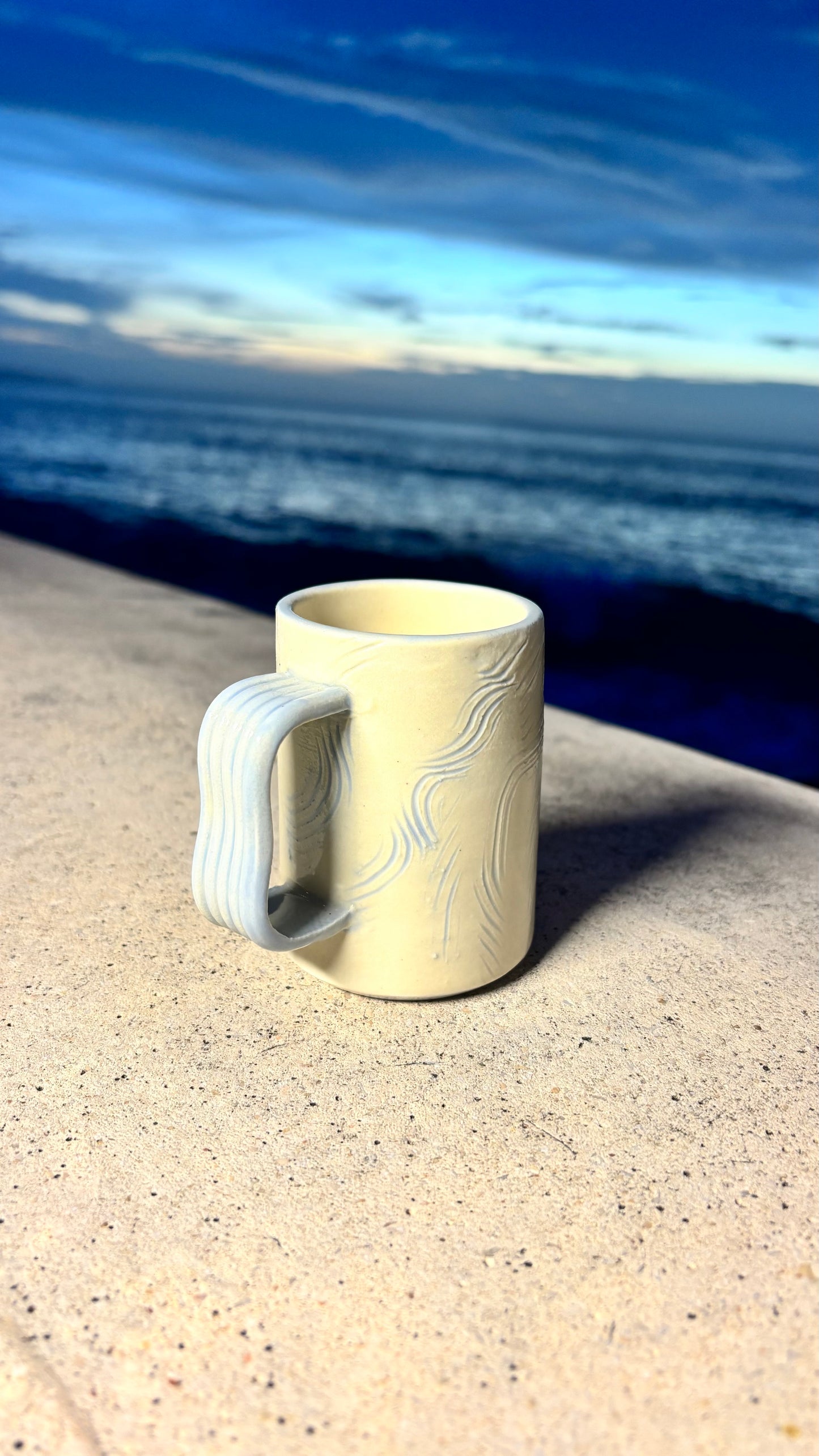 Sky waves mug
